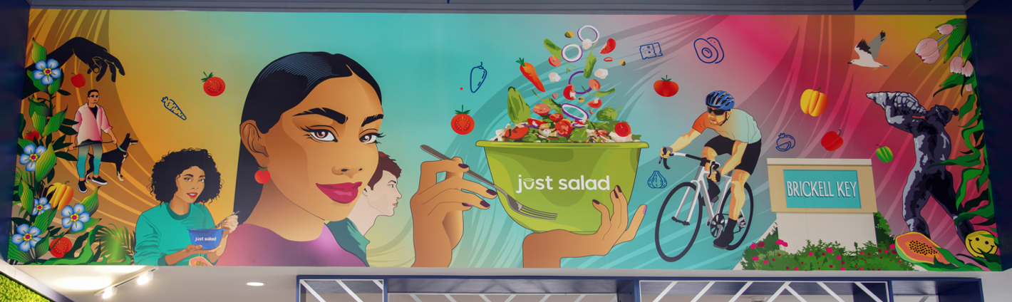 Just Salad-Mural