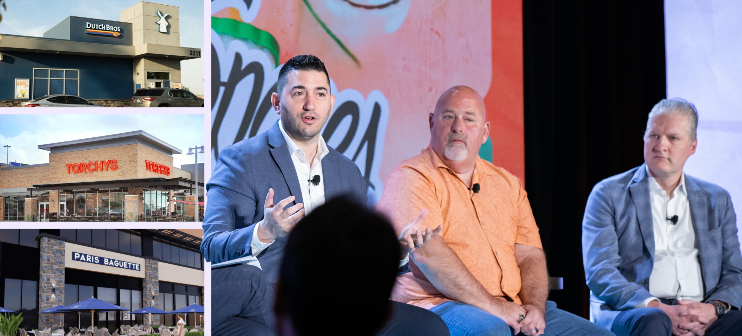 Leaders from Paris Baguette, Dutch Bros, and Torchy’s Tacos.